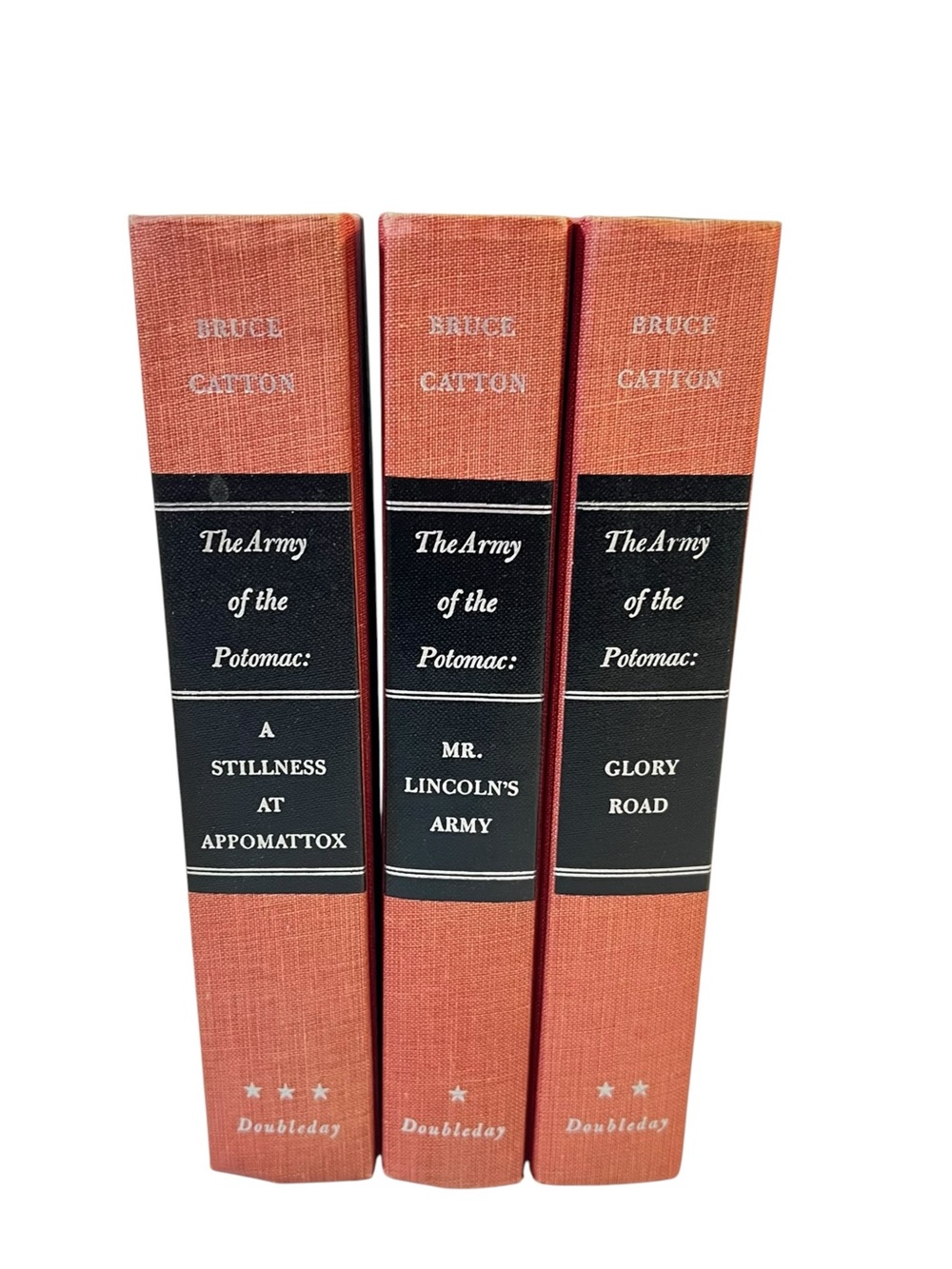 The Army of the Potomac by Bruce Catton Book Lot of 3 Doubleday 1953 Hardcover
